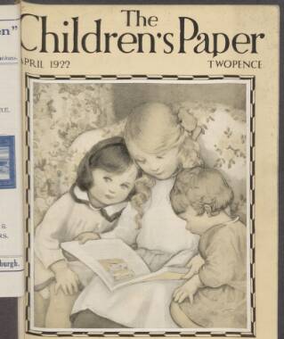 cover page of Children's Paper published on April 1, 1922