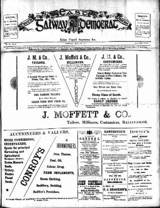cover page of East Galway Democrat published on June 2, 1917