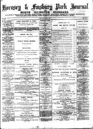 cover page of Hornsey & Finsbury Park Journal published on May 1, 1897