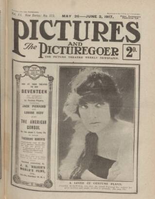 cover page of Picturegoer published on June 2, 1917
