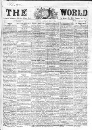 cover page of World (London) published on May 7, 1859