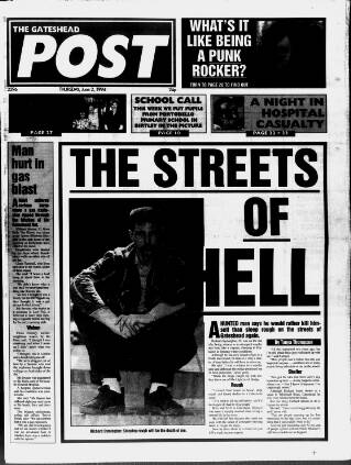 cover page of Gateshead Post published on June 2, 1994