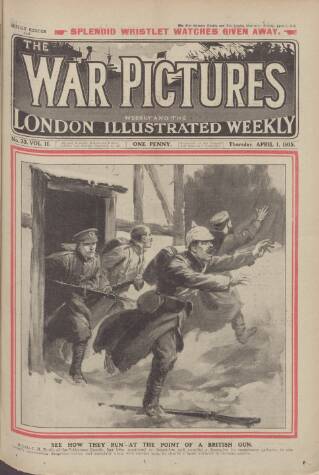 cover page of War Pictures Weekly and the London Illustrated Weekly published on April 1, 1915