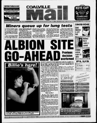 cover page of Coalville Mail published on April 1, 1999