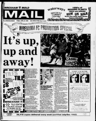 cover page of Wrexham Mail published on April 30, 1993