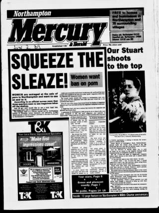 cover page of Northampton Mercury published on June 2, 1989