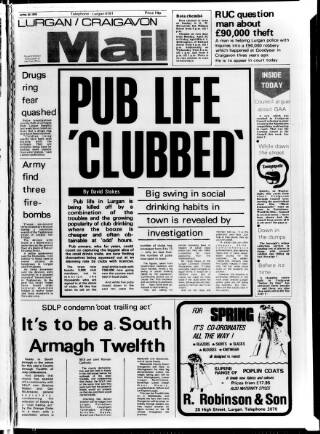 cover page of Lurgan Mail published on April 20, 1978